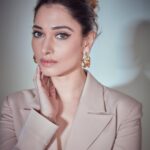 Tamannaah Instagram – Just Mondaying 

Styled by – @shaleenanathani 
Outfit – @maeparisofficial @vandafashionagency 
Earrings- @studio.metallurgy @minerali_store 
Makeup and hair- @florianhurel 
📸 @kadamajay 

#MondayMood #TooGlamToGiveADamn #Nothingordinary