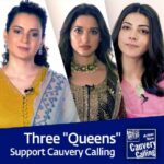 Tamannaah Instagram - #CauveryCalling is not just an issue concerning @team_kangana_ranaut, @kajalaggarwalofficial, and me. If you drink water, then you must stand up for Cauvery. Help me plant 1 lac trees across Cauvery basin by donating at http://tamannaah.cauverycalling.org (link in bio) Watch the Video! #3Queens4Cauvery @sadhguru @isha.foundation @rallyforrivers