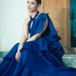 Tamannaah Instagram - Not so saree Outfit - @babitamalkani Jewellery- @mozaati Styled by - @sukritigrover Styling Team- @vanigupta.23 Makeup - @divyachablani15 Hair - @tinamukharjee 📸 - @raj_nagada Managed by- @pretty_lohia @prathacanser_03 #SarinotSorry #Ootd #bluevibes