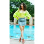 Tamannaah Instagram - Summer calls for such bright beautiful colors! Promotions of #Khamoshi! 📸 @tushar.b.official Hair and makeup - @makeupbypompy Styled by @sanjanabatra Bodysuit @nastygal Jacket @zara Skirt @madison_onpeddar Mumbai, Maharashtra