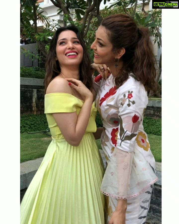 Tamannaah Instagram - Guys suggest some good titles!!!! @kajalaggarwalofficial Chennai, India