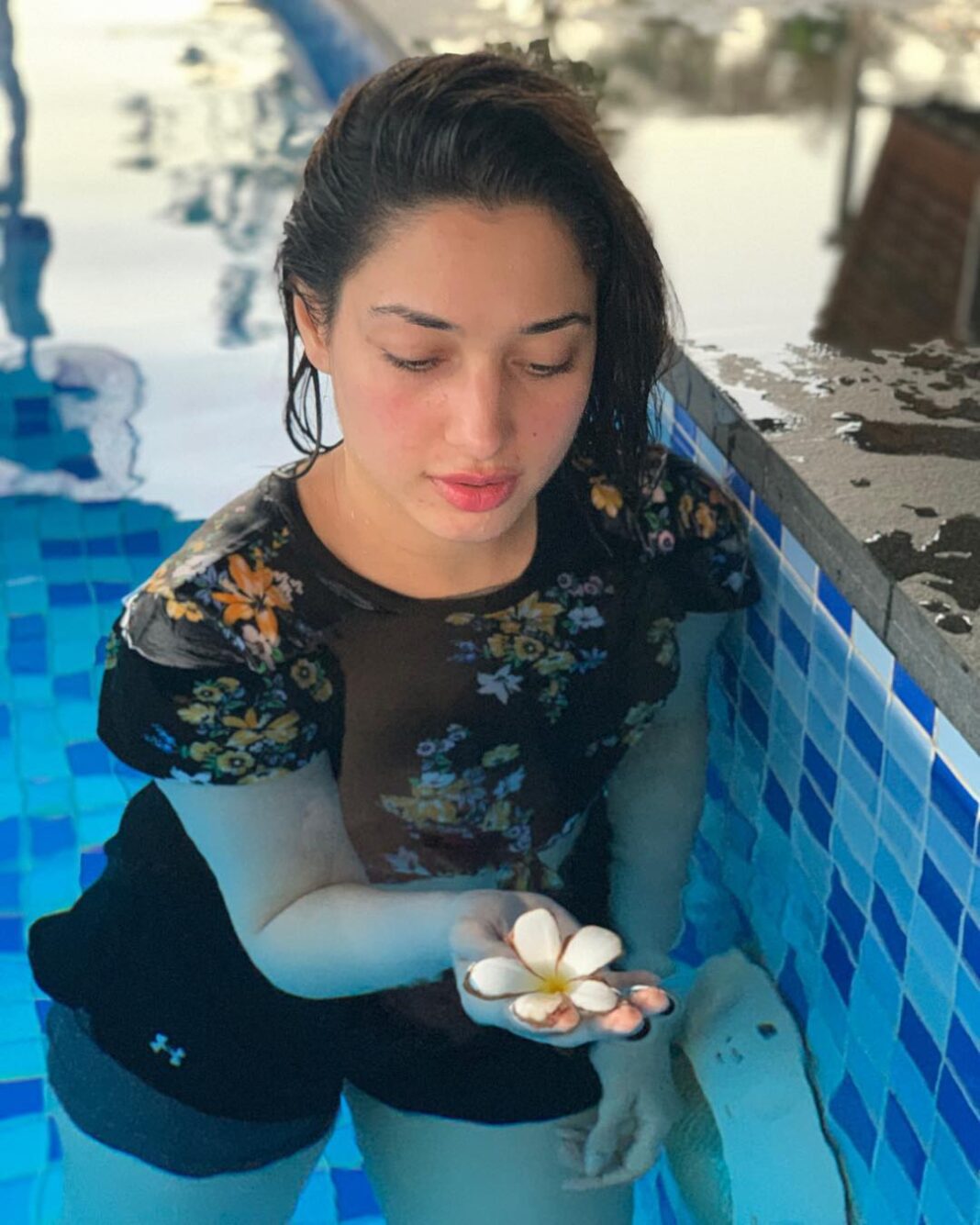 Tamannaah Instagram - It’s the sweet simple things in life which are the real ones after all - Laura Ingalls Wilder