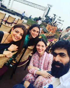 Tamannaah Instagram - This was a night to remember 😇😇😇 #mahashivratri2019 @sadhguru @kajalaggarwalofficial @ranadaggubati @aditiraohydari Adiyogi Shiva Statue