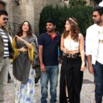 Tamannaah Instagram – When you work with a director who gives the best expressions when it comes to a massy song has to be funnnnnnn overload @anilravipudi 
@venkateshdaggubati 
@varunkonidela7 @mehreenpirzadaa 
#F2 #funandfrustration #telugucinema #prague #songshoot