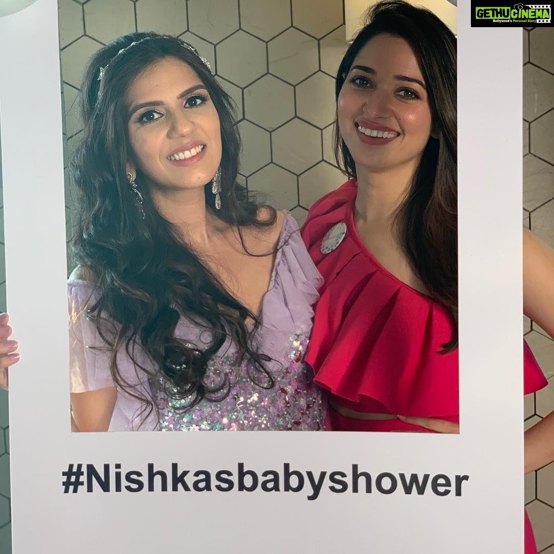 Tamannaah Instagram - My baby is having a baby @nishkalulla #Nishkasbabyshower Mumbai, Maharashtra