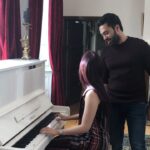 Tamannaah Instagram - A sneak peek into how a romantic song is shot ! The bloopers are my favourite 🤓🤓🤓 and that’s how the music sounds when we shoot slow motion , clearly even made Adil ( the choreographer) crack up as we tried to create the perfect moment . Don’t miss my piano playing skills 😛😛😛 @leon.james @kunalkohli @pnavdeep @sundeepkishan @adil_choreographer The last picture is all about deciding which cheese to eat in the shot 😹😹😹 had a blast shooting this song #nanuvena @nextentithefilm