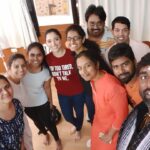 Tamannaah Instagram - Full moon meditation class with my favourite @roohiyogi @kksenthilkumar So relaxing 😇😇😇😇
