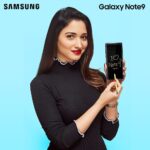 Tamannaah Instagram – And that is how my new super powerful #GalaxyNote9 makes me feel!