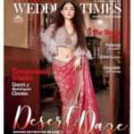 Tamannaah Instagram - A new palette for Femina Wedding Times..'desert daze'. Thank you for this unique & beautiful cover. Photographer: @arjun.mark Hair: @themadhurinakhale Make-up: @billymanik81 Styling: @lynnsight