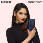 Tamannaah Instagram - Let me introduce you to a star that deserves all the accolades, and more. My new #GalaxyNote9 is the ultimate phone, with the best camera, best battery life and the best screen I could ask for! ❤