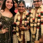Tamannaah Instagram - And they lived happily ever after @manasimm ❤️Abhinesh So happy for you both 😘😘