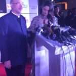Tamannaah Instagram - His blessings and support has made this day possible. #daddysgirl #dadasahebphalleawards