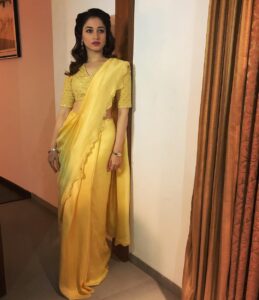 Tamannaah Instagram - Vintage vibes!!! For a superbly well organised college function , such a pleasure to visit Dhanalakshmi Srinivasan medical college in trichy . Wearing @ampmfashions Styled by @sanjanabatra Hair @bbhiral Makeup @makeupbyaparnah Dhanalakshmi Srinivasan Medical College and Hospital