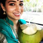 Tamannaah Instagram – Drink up to slim down :) @rashichowdhary recommends I have mineral rich coconut water with the malai as a snack to keep my skin hydrated! The yummy malai gives me good fat to stay in shape💪🏻💪🏻💪🏻