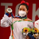 Tamannaah Instagram - India’s first medal at the @olympics 🇮🇳 Congratulations @mirabai_chanu for winning the glorious silver…YOU make us so proud! 😊 #Tokyo2020 #Olympics #TeamIndia #IndiaatOlympics #MirabaiChanu #weightlifting