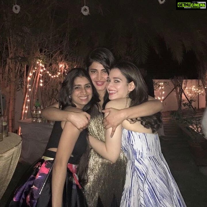 Tamannaah Instagram - Happy birthday dearest @shrutzhaasan lucky to have you in my life , wishing you all the happiness in the world , lots of love ❤️❤️❤️❤️more and more power to you 🤗🤗🤗🤗