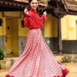 Tamannaah Instagram - A beautiful red dress which lets you twirl all day. What else does a girl need? 💃 #SketchPromotions Wearing @ridhimehraofficial Style by @SanjanaBatra Hair & Make up: @soniajain2610 Assisted by @ashni4 @shikha_14 Photo credit: @johan_sathyadas