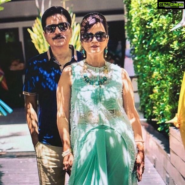 Tamannaah Instagram - Happy anniversary to the coolest couple I know 😘😘😘😘 @neeta_lulla #shyamlulla wishing you years and years of happiness n togetherness @nishkalulla @siddharthlulla
