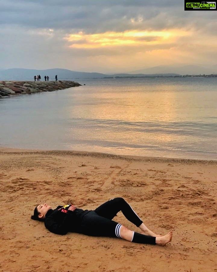 Tamannaah Instagram - This is my gym for the day 😜 Outdoor training makes me feel so much better.