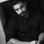Tovino Thomas Instagram - Never forget why you started ✌️ 📸 : @charls.p.thomas #blackandwhite #greyspace #greyarea #dubai #shoot #formals #blackonblack