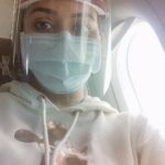 Vidhya Instagram - ✈️😷👩‍🚀