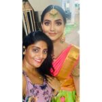 Vidhya Instagram – It’s always a pleasure working with you akka @vijiknr Love your work and love you so much dearest Viji akka❤️🤗🥰