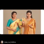 Vidhya Instagram - It’s always a pleasure working with you my love❤️🥰 Posted withregram • @mee_ra_krishna Achi badam milk drink ad shoot 😍 @vidya.pradeep01