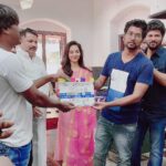 Vidhya Instagram - Started shooting for “The Book” with an awesome team🤍🤍🤍