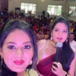 Vidhya Instagram – Had a great time with the beautiful @chithuvj ❤️💃 Kovai makkal love is overwhelming❤️❤️❤️ Love you all❤️ #avalvikatan #vikatan
