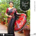 Vidhya Instagram – Thank you Dhivya & @useeshopapp  for the beautiful sarees ❤️ #Repost @useeshopapp
• • • • • •
Find Naayagi Heroine Styles @useeshopapp 
Shop Now @useeshopapp 
Download app: 
Android  http://bit.ly/2S8QniR
Apple  https://apple.co/2Ezxsee 
#naayagi #suntv  #shoppingonline #fashion #indiantraditionalwear #costume #actress #vikatan #sareelove #kadhicotton #blackred #onlineshopping #sareeshopping #animalprint #useeshopapp