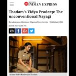 Vidhya Instagram - Thank you very much Indian Express 🙏❤️