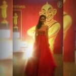 Vidhya Instagram - At Vikatan cinema awards today💃😊 MUA: @vijiknr ❤️ @bronzerbridaljewellery Costume: @thedressshopchennai @sruthimenon6868 ❤️