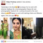 Vidhya Instagram - #vidyapradeep #tvc