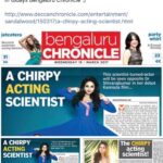 Vidhya Instagram - http://www.deccanchronicle.com/entertainment/sandalwood/150317/a-chirpy-acting-scientist.html #journal #vidyapradeep #instagood