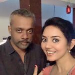 Vidhya Instagram - "A dream come true moment"- The most wonderful experience i had recently is when i got an opportunity to act with Gautham Menon sir. I've always been one of the greatest fan of his work and felt so grateful when i got an opportunity to pair up with him 🙏😇