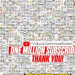 Vidyut Jammwal Instagram - To my Jammwalion family Big love and salute 💙 1 MILLION subscribers on YouTube...