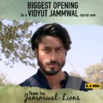 Vidyut Jammwal Instagram – A big shout out to all my Jammwal-lions for being my constant supporters and making #KhudaHaafiz my biggest opening ever.
Jammwal-lions this success I dedicate to you.

 Jai Hind