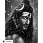 Vidyut Jammwal Instagram - Thank you @shatanik. What a great sketch. EVERYONE HAS A SHIVA WITHIN. #Repost @shatanik (@get_repost) ・・・ LORD SHIVA 🔱 Couldn't find any better face for the portrait 😁 Face: @mevidyutjammwal ( source -pinterest) Help me by sharing this and tagging him! I hope he'll notice 🌻 . . #sketch #digitalpencilsketch #digitaldrawing #portraitdrawing #portaitsketch #fanart #artistsoninstagram #artwork #sketches #ipaddrawing #digitalartist #vidyutjammwal #shiva #lordshiva #mahadev
