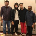 Vijay Deverakonda Instagram - So proud to have this man, watch, love and be the one to remake our baby #DearComrade in Hindi. Team Dear Comrade ✊🏼 Comrade @karanjohar ❤ biggest hugs, love and respect for you. Can't wait to do something mad with you and @dharmamovies #DearComradeOnJuly26th