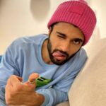 Vijay Deverakonda Instagram - A couch, a pink beanie, a ring of love and your man!