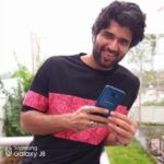 Vijay Deverakonda Instagram – Playing with the new Samsung #GalaxyJ8 camera. Its Advanced #DualRearCamera with superb Portrait Dolly makes editing images easy and fun. Tried and loved it. #WithGalaxy @samsungindia
