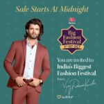 Vijay Deverakonda Instagram - The Myntra Big Fashion Festival starts at midnight, and this is where you make your festive fashion look 10/10 WOW. Go on, like to spread the word, see you all at India’s Biggest Fashion Festival at @myntra #MyntraBFFStartsMidnight