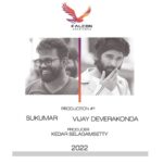 Vijay Deverakonda Instagram - SUKUMAR - Vijay Deverakonda The actor in me is super excited The audience in me is celebrating! We guarantee you memorable Cinema.. I can't wait to be on set with @aryasukku sirrr 😘🤗 Happy birthday @kedar_selagamsetty, you've been a good friend and you work extremely hard:) Congratulations on @falconcreationsllp. This is our gift to you!