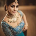 Yaashika Aanand Instagram – 👗 @studio149 💄 @vijiknr 📸 @portraitsbypv 💍 @bronzerbridaljewellery