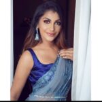 Yaashika Aanand Instagram – 👗 @livsarees 💄 @blushbeautybeyond