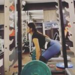 Yaashika Aanand Instagram - Trying #deadlift first time ever !! Work hard play harder 💯❤️ #doyouevenliftbro