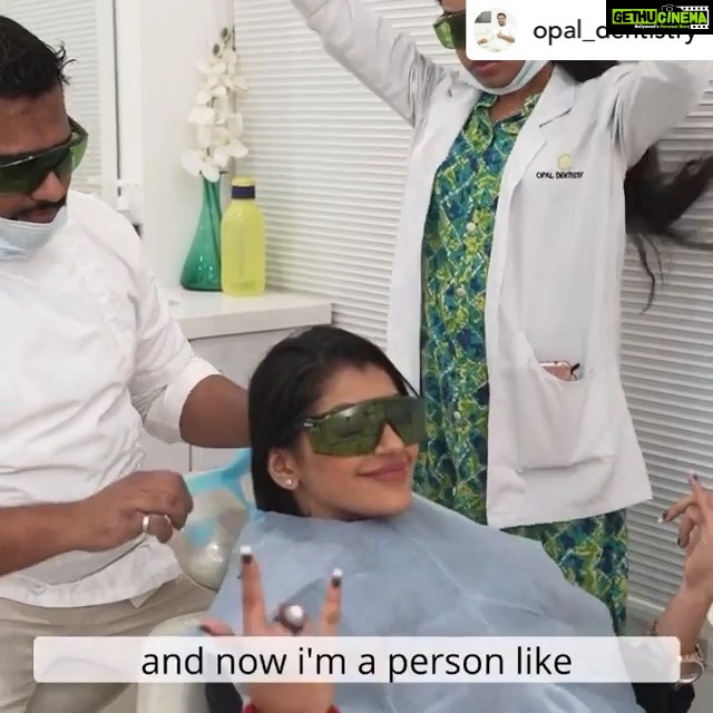 Yaashika Aanand Instagram - Thankyou @opal_dentistry 🙏