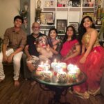 Yaashika Aanand Instagram - Happy Diwali from all of us to you all ❤️