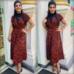Yaashika Aanand Instagram - Wearing / accessories @promod Styling : // @shimona_stalin MUA/ Hair : // @beautyunveiled_by_jeevi Heels from - @windsorsmith Event - college culturals ( #SRM #saveethauniversity )