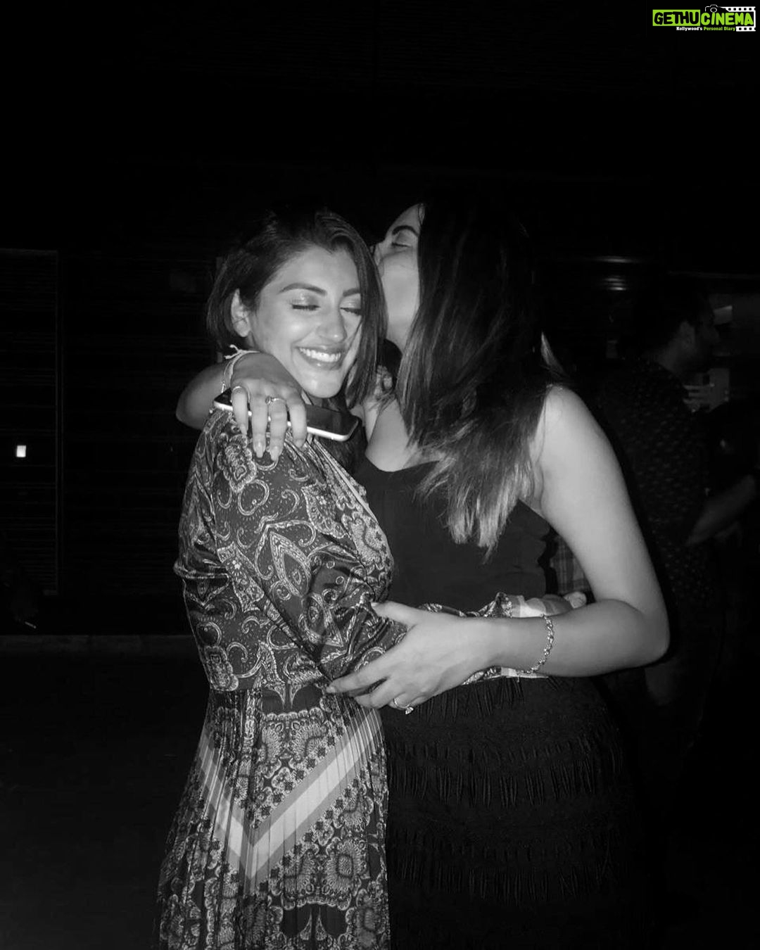 Yaashika Aanand Instagram - My happy place ❤️🌹! Here’s to one year of our crazy psychotic friendship! You light up my world! @aishwarya4547 PC: @jenishraj #aniversary #youvegotafriendinme #loveyou